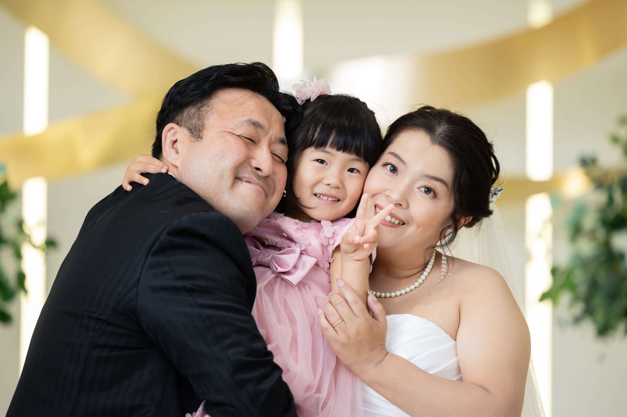 可愛いお子様と一緒に笑顔はじけるフォトウェディング！